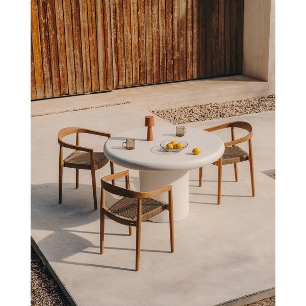 Okrogla vrtna miza ø 140 cm Addaia – Kave Home-image-1