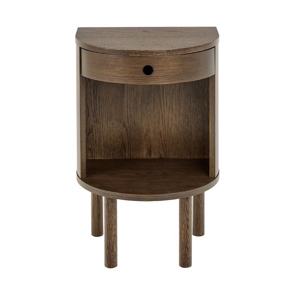 Nočna omarica v hrastovem dekorju v temni naravni barvi Paron – Actona