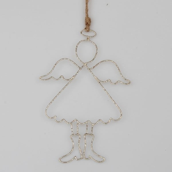 Žični viseči okrasek v obliki angela Dakls Piet