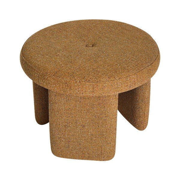 Gorčično rumen tabure Rocco – Hübsch-image-2