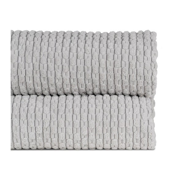 Svetlo sivo prešito pregrinjalo 230x260 cm – Ixia