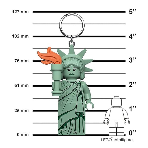 Zelen obesek za ključe z lučko Statue of Liberty – LEGO®-image-3