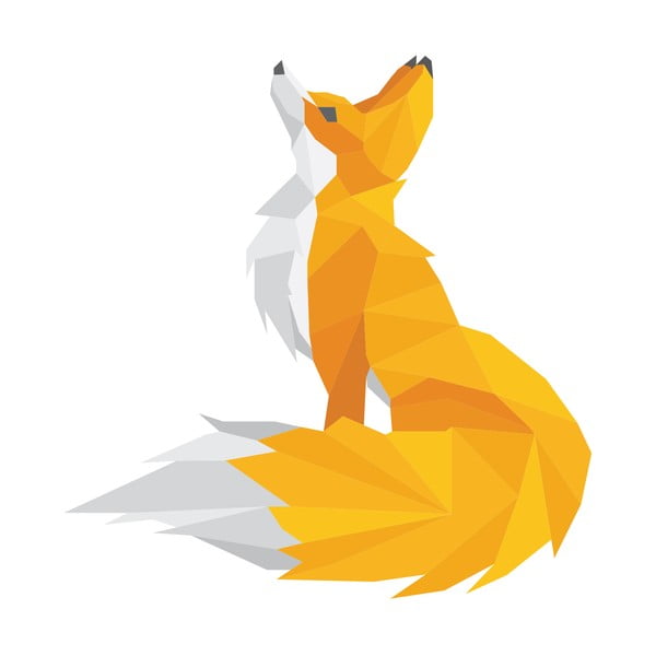 Nalepka Ambiance Origami Foxie-image-2