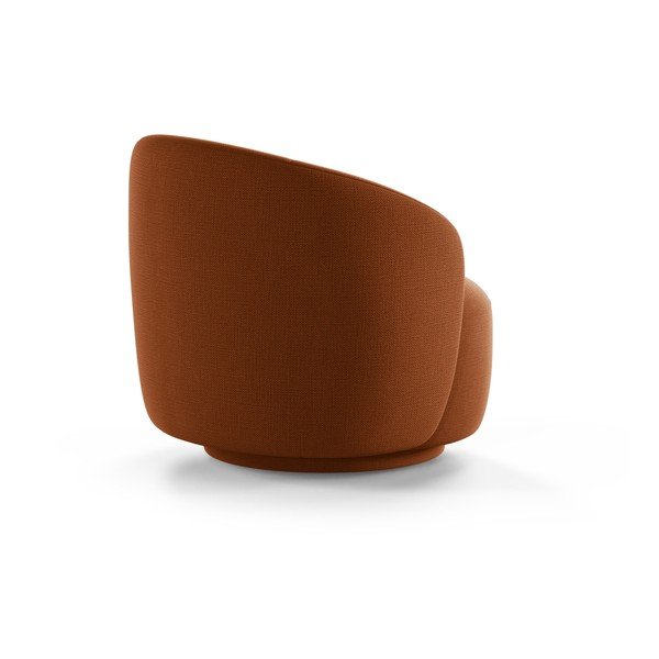 Opečnato oranžen vrtljiv fotelj Letizia – Micadoni -image-2