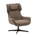 Rjav fotelj Zalina – Kave Home