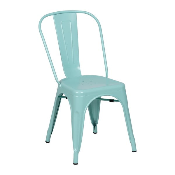 Turkizni kovinski jedilni stoli v kompletu 2 ks – Ixia