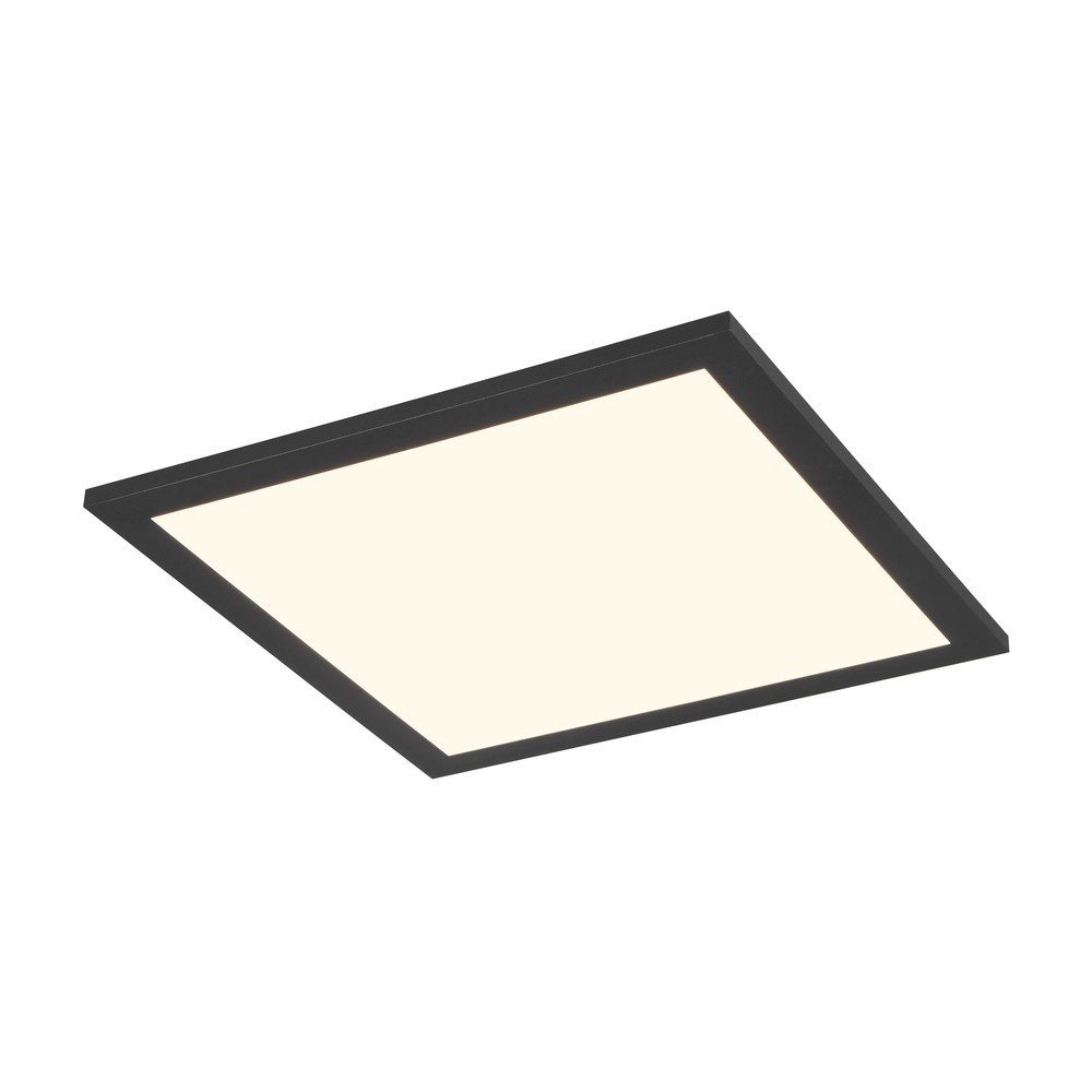 Črna LED stropna svetilka Beta