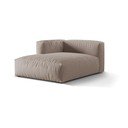 Bež modul za sedežno garnituro (levi kot) Martina – Micadoni Home