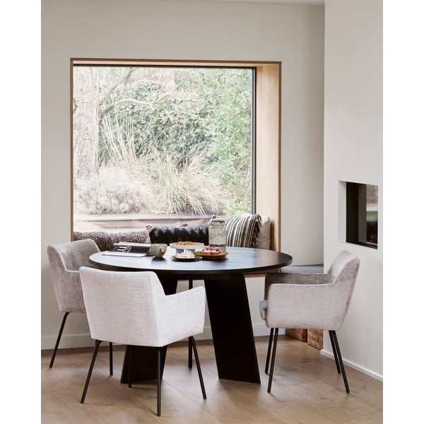 Okrogla jedilna miza ø 129 cm Fries – WOOOD-image-1