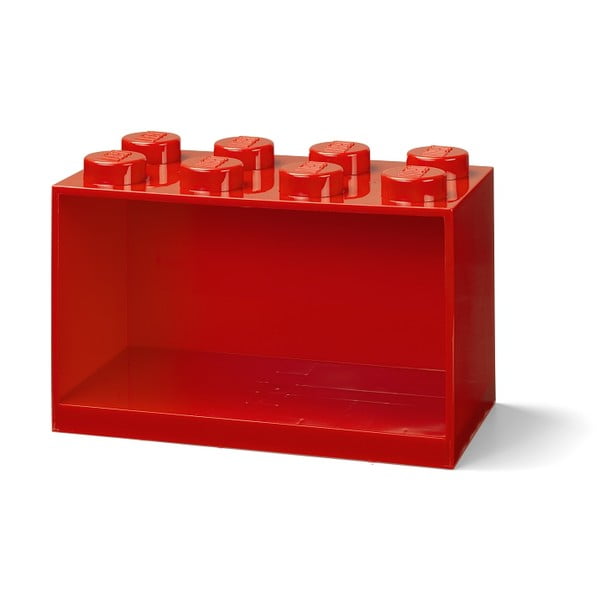 Otroška rdeča stenska polica LEGO® Brick 8-image-2