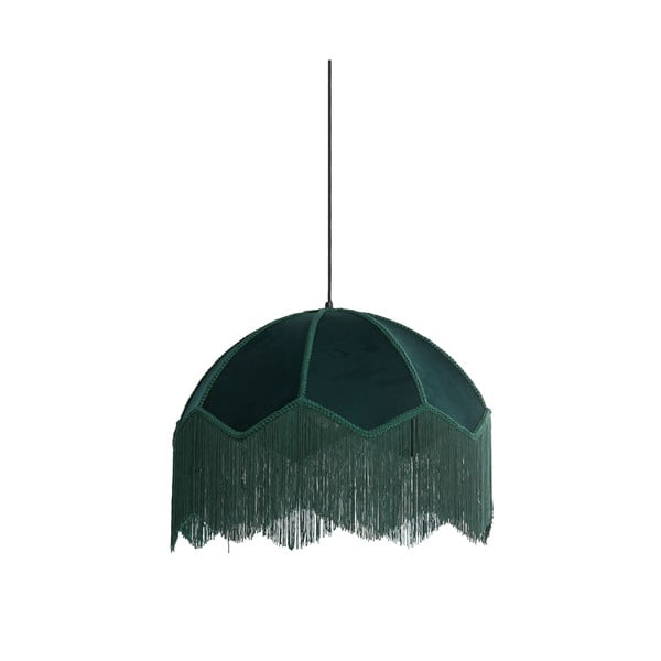 Modrozelena viseča svetilka s tekstilnim senčilom ø 50 cm Malacia – Light & Living-image-2