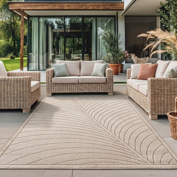 Bež notranja in zunanja preproga 160x230 cm Nova 1204 – Ayyildiz Carpets-image-1