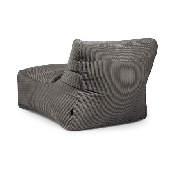 Opečnato oranžna vreča za sedenje iz rebrastega žameta Lounge 100 – SLOWDOWN-image-4