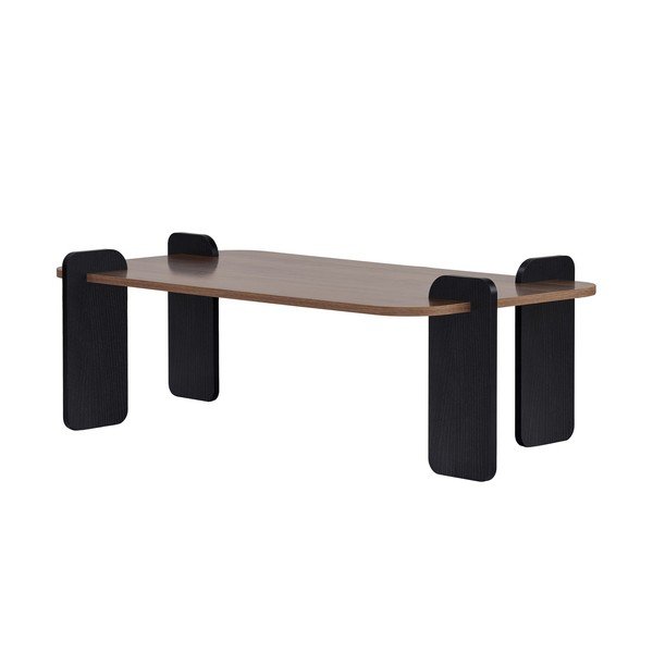 Rjava klubska mizica 60x120 cm Renard – Nordure