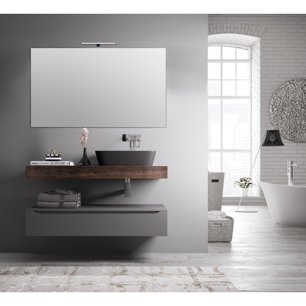 Stensko ogledalo z LED osvetlitvijo Tomasucci, 120 x 60 cm-image-1