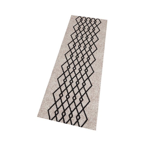 Krem-črn tekač Hanse Home Cook & Clean Waves, 60 x 180 cm-image-1