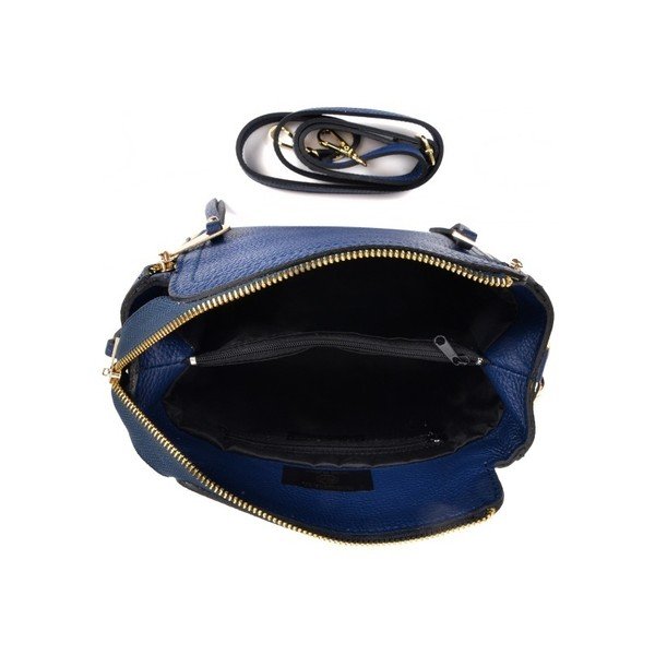 Modra usnjena torbica Roberta M Gonna Blu-image-2
