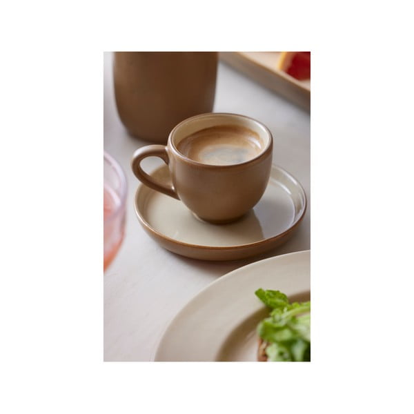 Rjava lončena skodelica 70 ml - Bitz-image-2