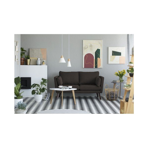 Rjava 2-sedežna zofa Mazzini Sofas Elena-image-4