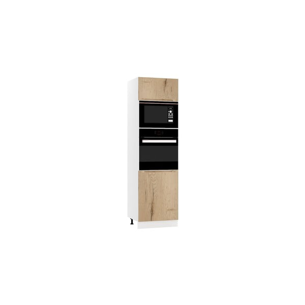 Visoka kuhinjska omarica za vgradno pečico in mikrovalovno pečico (širina 60 cm) Nico – STOLKAR