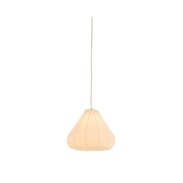 Kremno bela viseča svetilka s papirnatim senčilom ø 10 cm Sarella – Light & Living-image-2