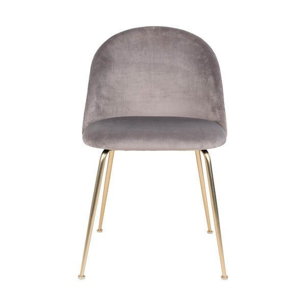 Svetlo sivi žametni jedilni stoli v kompletu 2 ks Geneve – House Nordic-image-2