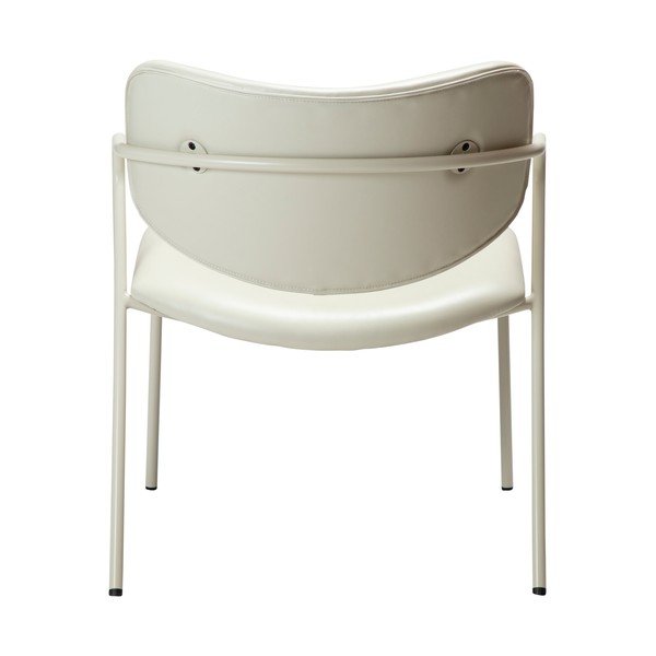 Kremno bel fotelj iz imitacije usnja Zed – DAN-FORM Denmark-image-4