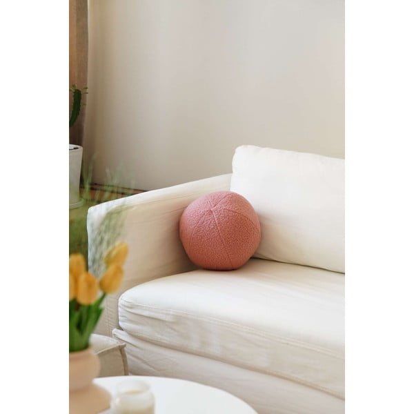 Okrasna blazina iz tkanine bouclé ø 25 cm Top – Mioli Decor-image-3