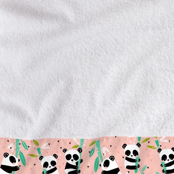 Komplet 2 otroških brisač Moshi Moshi Panda Garden-image-1