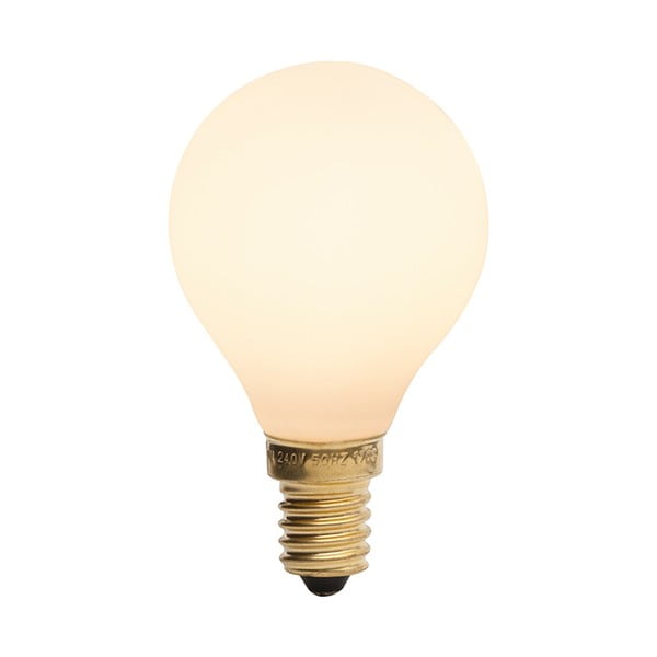 LED zatemnitvena žarnica s toplo svetlobo E14, 3 W Porcelain I – tala