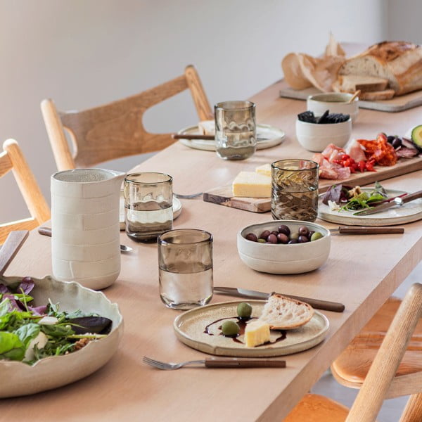 Bež krožniki iz kamna v kompletu 2 ks ø 20 cm Sand Grain – Mette Ditmer Denmark-image-4