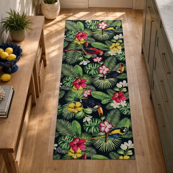 Zelen tekač 52x100 cm Sprinty Tropical – Universal-image-3