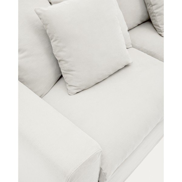 Bela prevleka 240 cm Nora – Kave Home-image-4