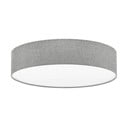 Bela/siva stropna svetilka s tekstilnim senčilom PASTERI – EGLO