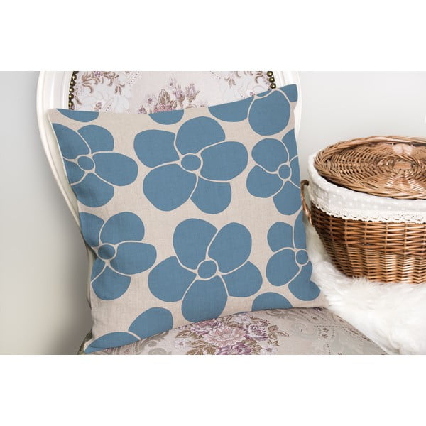 Prevleka za blazino 43x43 cm Blue Meadow – Mila Home-image-1