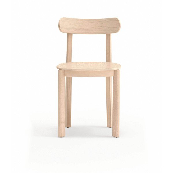 Jedilni stol v jesenovem dekorju v naravni barvi Nara – Teulat-image-2