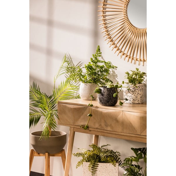 Cvetlični lonec s stojalom Kave Home, višina 40 cm-image-4