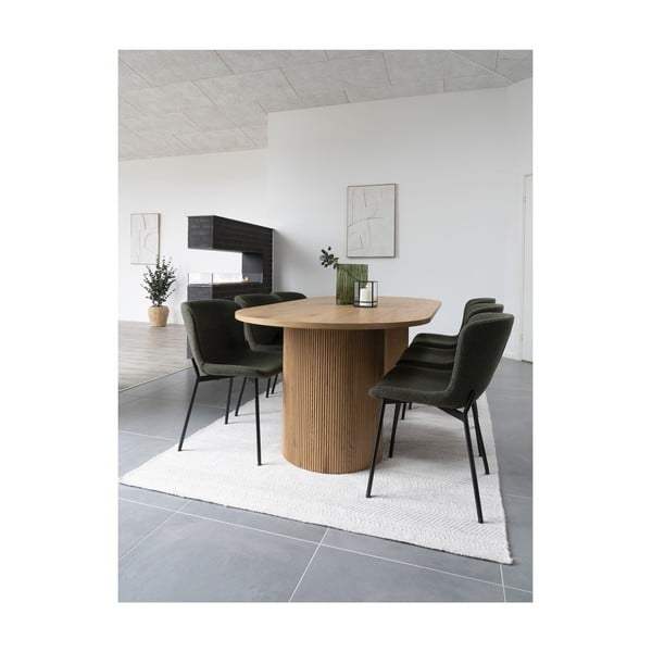 Jedilna miza v topolovem dekorju 100x210 cm Boavista – House Nordic-image-4