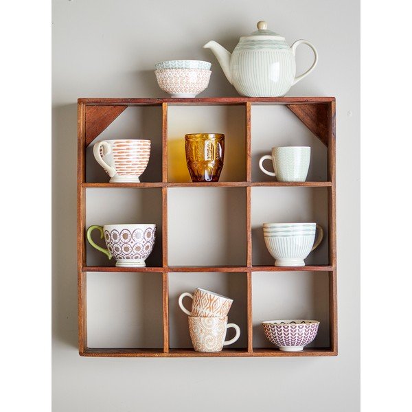 Večnivojska polica iz recikliranega lesa v naravni barvi 53 cm Tilo – Bloomingville-image-1