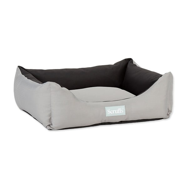 Siva plišasta postelja za pse 50x60 cm Scruffs Expedition M – Plaček Pet Products