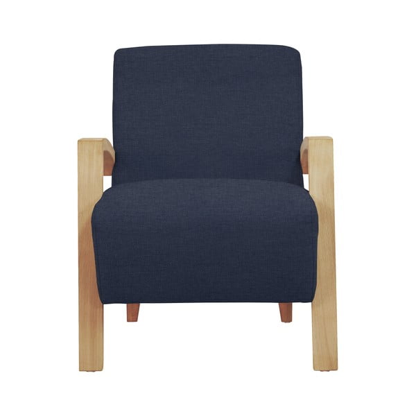 Temno modra Windsor & Co Sofas Fotelj Luna-image-1