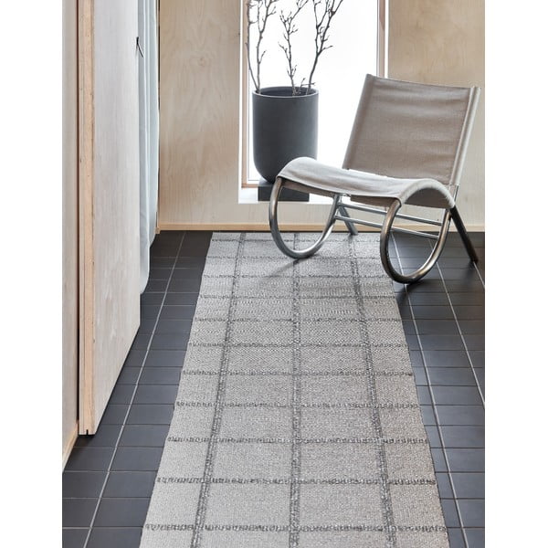 Siv zunanji in notranji tekač 70x150 cm Ada Grey – Pappelina-image-2