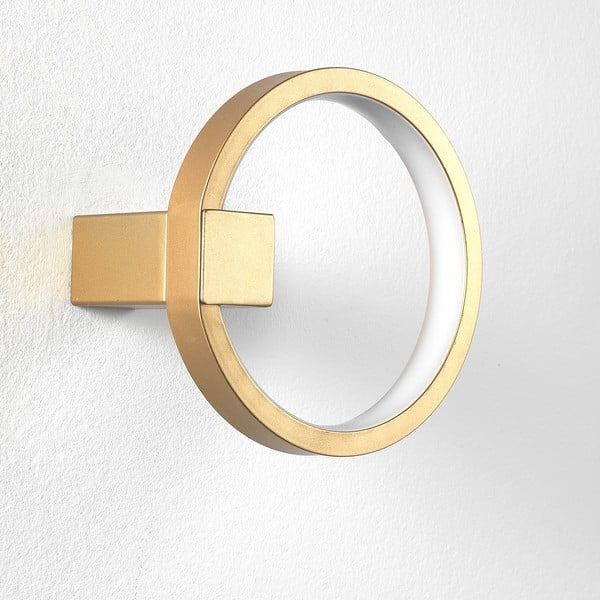 Stenska svetilka v zlati barvi Tomasucci Ring, ø 15 cm-image-1