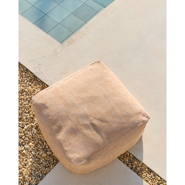 Oranžen/v naravni barvi tabure Vedell – Kave Home-image-1