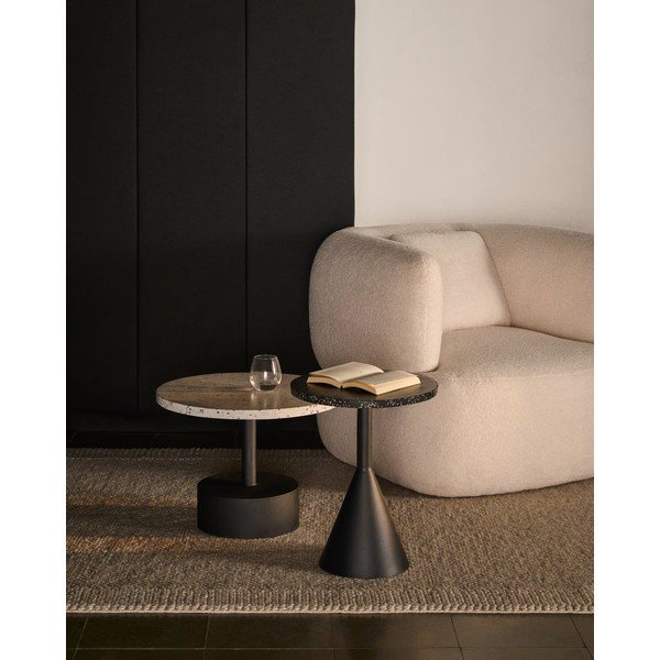 Siva dodatna mizica Kave Home Melano-image-1