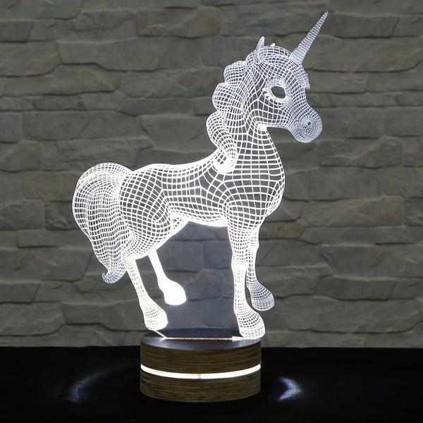 Namizna svetilka Unicorn 3D