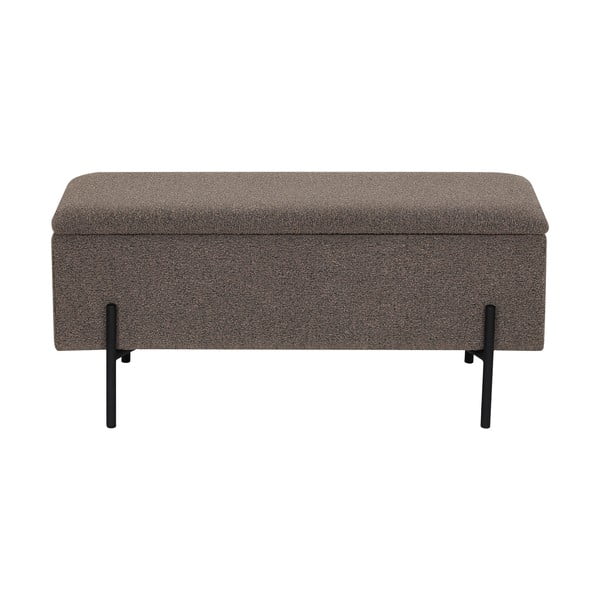 Rjava klop iz tkanine bouclé Watford – House Nordic