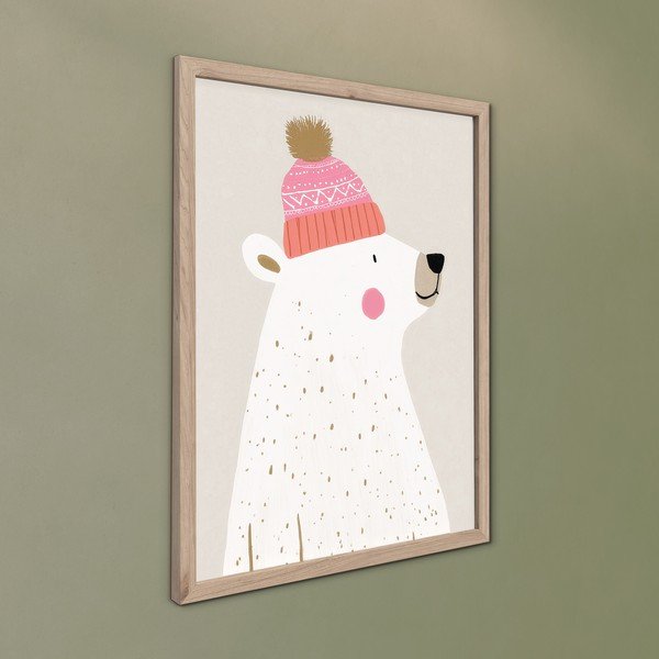 Otroška slika 30x40 cm White Bear – Styler-image-3