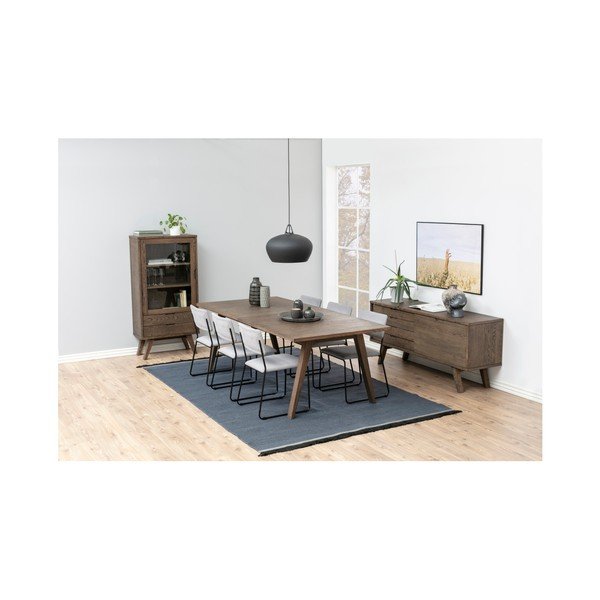 Rjava vitrina 72x145x36 cm – Actona-image-4