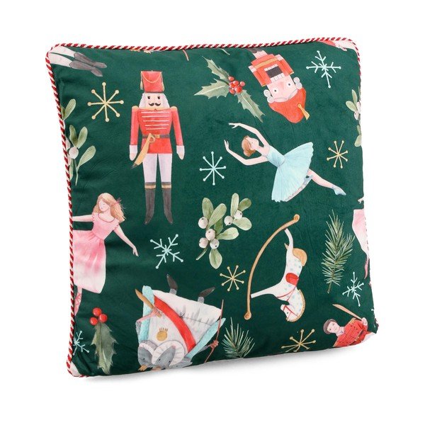 Žametna okrasna blazina z božičnim motivom 45x45 cm Lukas – Bizzotto